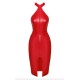 Сукня Noir Handmade F354 Red powerwetlook dress - S