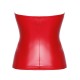 Корсет Noir Handmade F355 Red powerwetlook corset - M