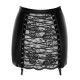 Спідниця Noir Handmade F341 Powerwetlook and lace skirt - M