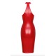 Сукня Noir Handmade F354 Red powerwetlook dress - L