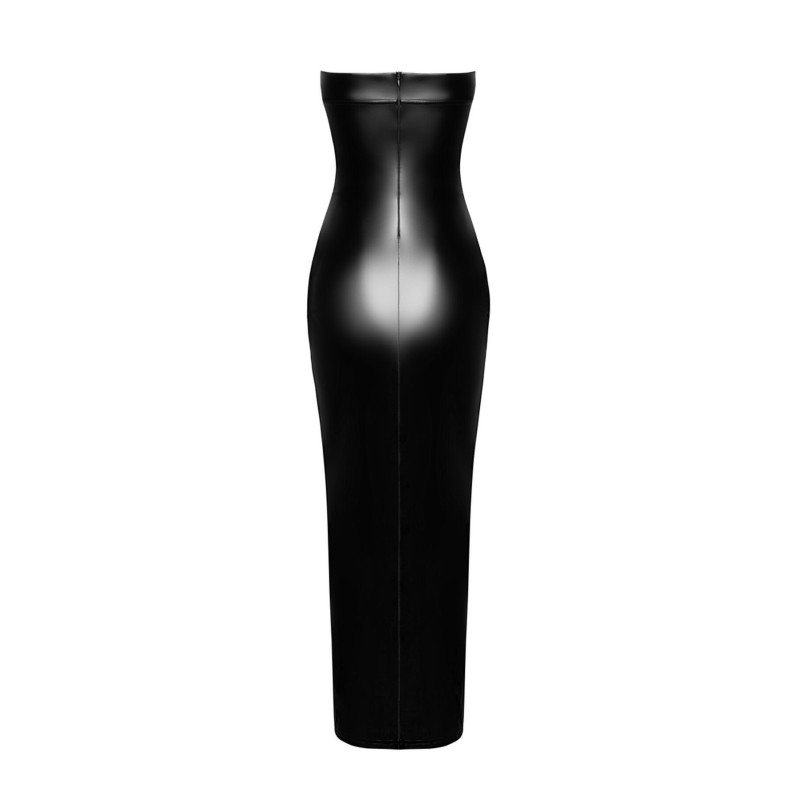 Сукня Noir Handmade F336 Powerwetlook long dress - 3XL