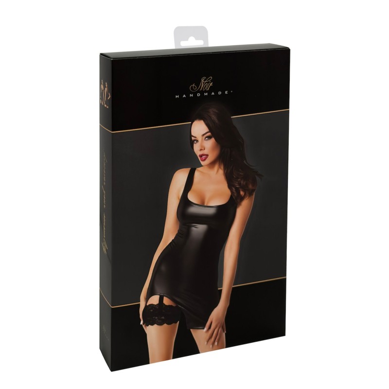 Сукня Noir Handmade F344 Powerwetlook dress with garter - 3XL