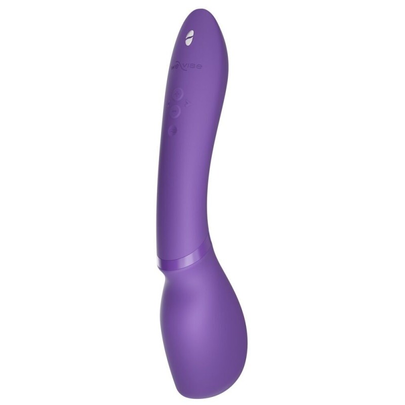 Смарт-вібромасажер We-Vibe Wand 2 Purple, дуже потужний, функція Smart Silence