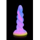 Фентезійний фалоімітатор Creature Cocks Glow-in-the-Dark Unicorn Dildo, світиться в темряві, 20,6 см
