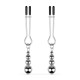 Затискачі для сосків Bedroom Fantasies: Nipple Clamps with Beaded Chain - Silver