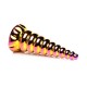 Фентезійний скляний фалоімітатор Creature Cocks Twilight Rainbow Glass Dildo, 16 см