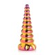 Фентезійний скляний фалоімітатор Creature Cocks Twilight Rainbow Glass Dildo, 16 см