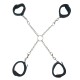 Хрестовина Punishment - Hog-Tie - Black
