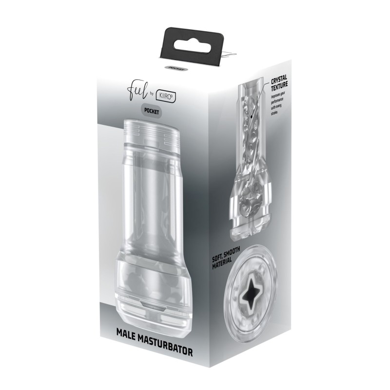 Мастурбатор Kiiroo Feel Pocket Crystal сумісний з PowerBlow