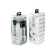Мастурбатор Kiiroo Feel Pocket Crystal зі всмоктувальною інтерактивною насадкою PowerBlow Combo Set