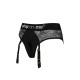 Мереживні трусики для страпона з підв’язками для панчіх Strap-On-Me DIVA HARNESS - XS