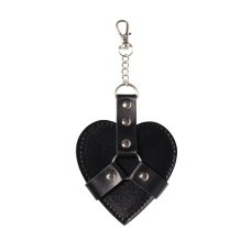 Брелок на карабіні для ключів Art of Sex Chained Heart, Чорний