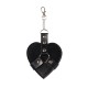 Брелок на карабіні для ключів Art of Sex Chained Heart, Чорний