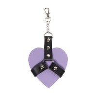 Брелок на карабіні для ключів Art of Sex Chained Heart, Лаванда