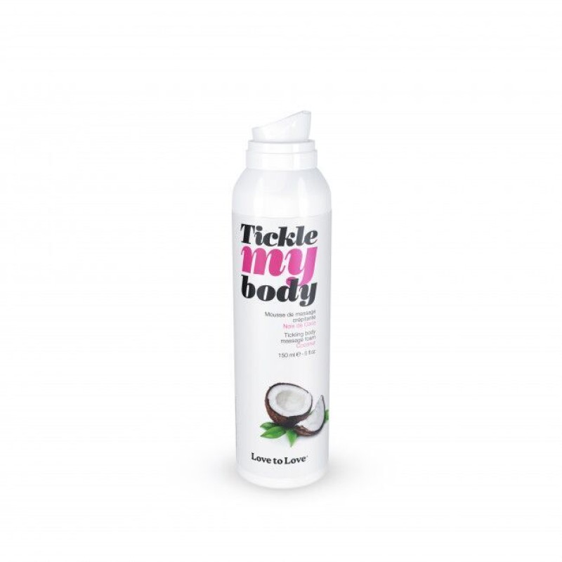 Масажна піна Love To Love TICKLE MY BODY COCONUT (150 мл) (попередній дизайн!!!)