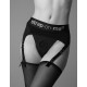 Трусики для страпона з підв’язками для панчіх Strap-On-Me REBEL HARNESS - XS (м'ята упаковка!!!)