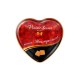 Розпродаж!!! Масажна свічка-серце Plaisirs Secrets Caramel (35 мл) (термін 04.2026)