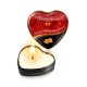 Розпродаж!!! Масажна свічка-серце Plaisirs Secrets Caramel (35 мл) (термін 04.2026)
