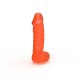 Крафтове мило-член з присоскою Чистий Кайф MEDIUM Orange, натуральне