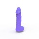 Крафтове мило-член з присоскою Чистий Кайф MEDIUM Violet, натуральне
