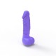 Крафтове мило-член з присоскою Чистий Кайф LARGE Violet, натуральне