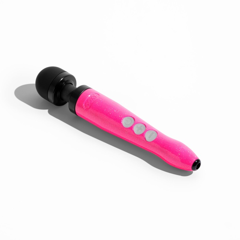Вібромасажер DOXY Die Cast 3R Hot Pink, дуже потужний, перезаряджуваний, металевий корпус