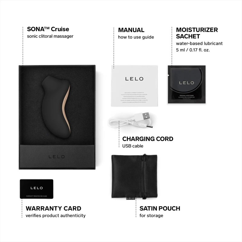 Звуковий стимулятор LELO SONA Cruise Black