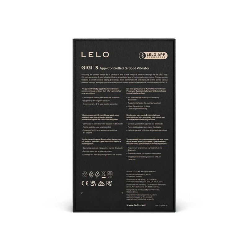 Вибратор точки G LELO GIGI 3 Plum