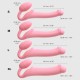 Безремінний страпон Strap-On-Me Rose M, повністю регульований, діаметр 3,3 см