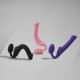 Безремінний страпон Strap-On-Me Rose XL, повністю регульований, діаметр 4,5 см