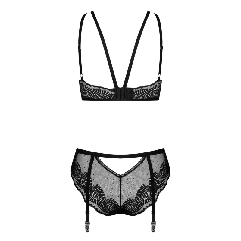 Комплект Obsessive Allastia 2-pcs set black S/M