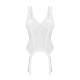 Корсет Obsessive Arrowel White corset 2XL/3XL