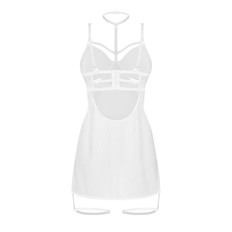 Бебі-долл Obsessive Arrowel White chemise L/XL