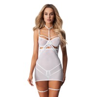 Бэби-долл Obsessive Arrowel White chemise L/XL