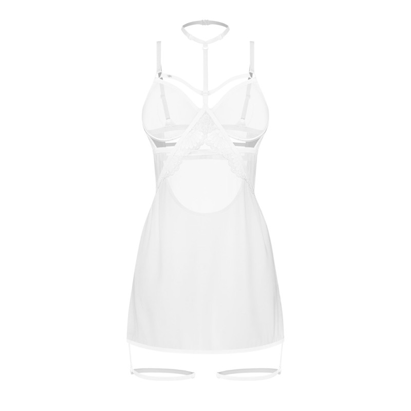 Бэби-долл Obsessive Arrowel White chemise 2XL/3XL