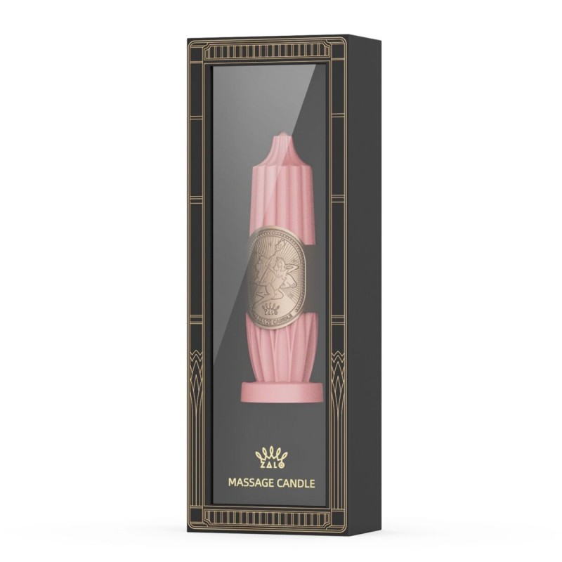Розпродаж!!! Розкішна масажна свічка Zalo Massage Candle Pink (термін 14.04.2026)