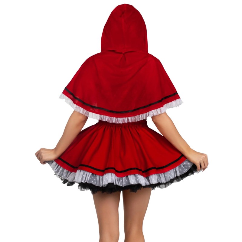 Костюм Красной Шапочки Leg Avenue Flirty Miss Red Top and Skirt L