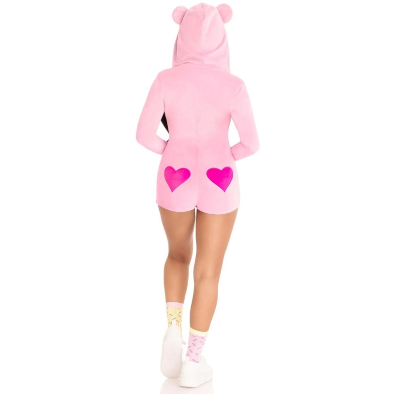 Комбінезон «Солодкий ведмедик» Leg Avenue Sweetheart Bear Velvet Romper XS