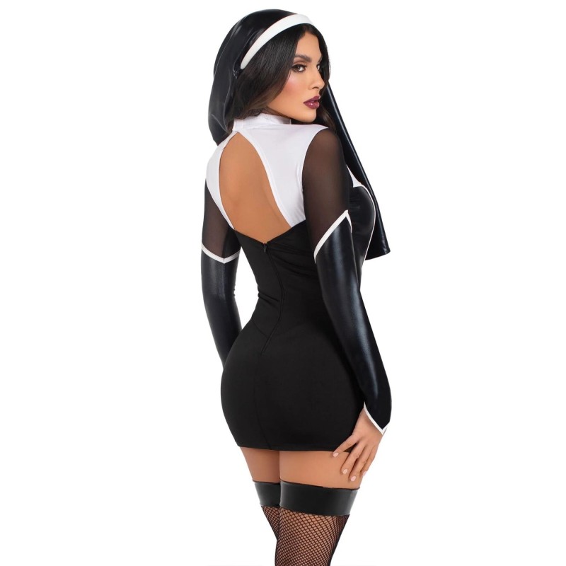 Костюм монашки Leg Avenue Holy Hottie Dress XS