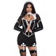 Костюм монашки Leg Avenue Holy Hottie Dress S