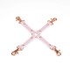 Хрестовина Liebe Seele White & Pink Leather Hogtie