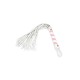 Флогер Liebe Seele White & Pink Leather Flogger