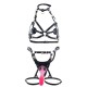 Сбруя зі страпоном LOCKINK SEVANDA Queen Sheba Set with Pink Dildo