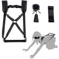 БДСМ-набір LOCKINK YEAHWOW Black Doggy Style Saddle set