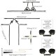 БДСМ-набір LOCKINK YEAHWOW Forced Nadu pose correction set