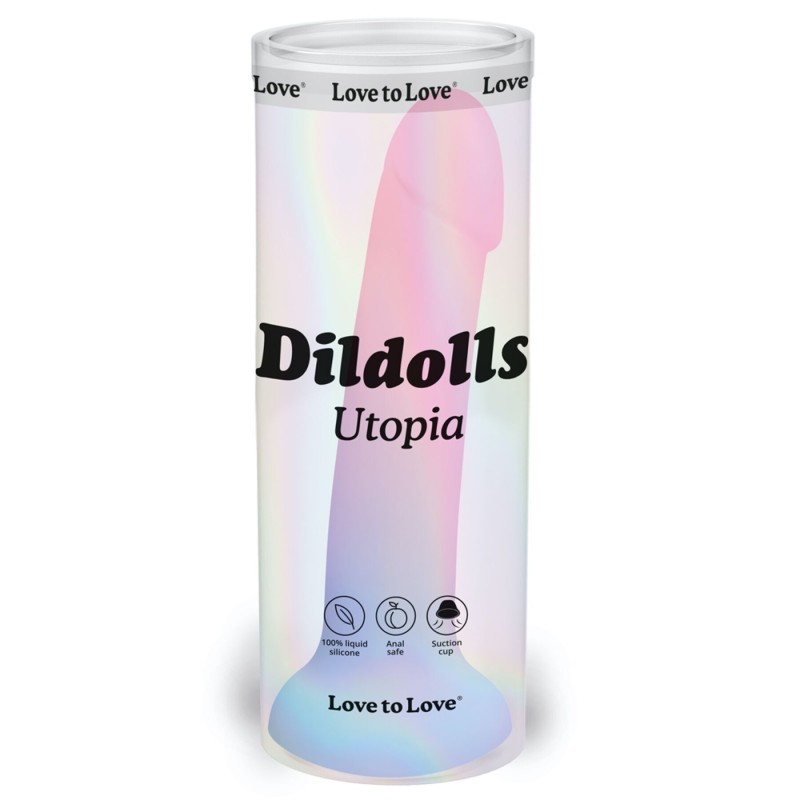 Дилдо з кольоровим градієнтом Love To Love DILDOLLS - UTOPIA S ультрам'який
