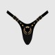 Трусики для страпона Strap-On-Me Leatherette Harness Fabulous - One Size - Black Glossy