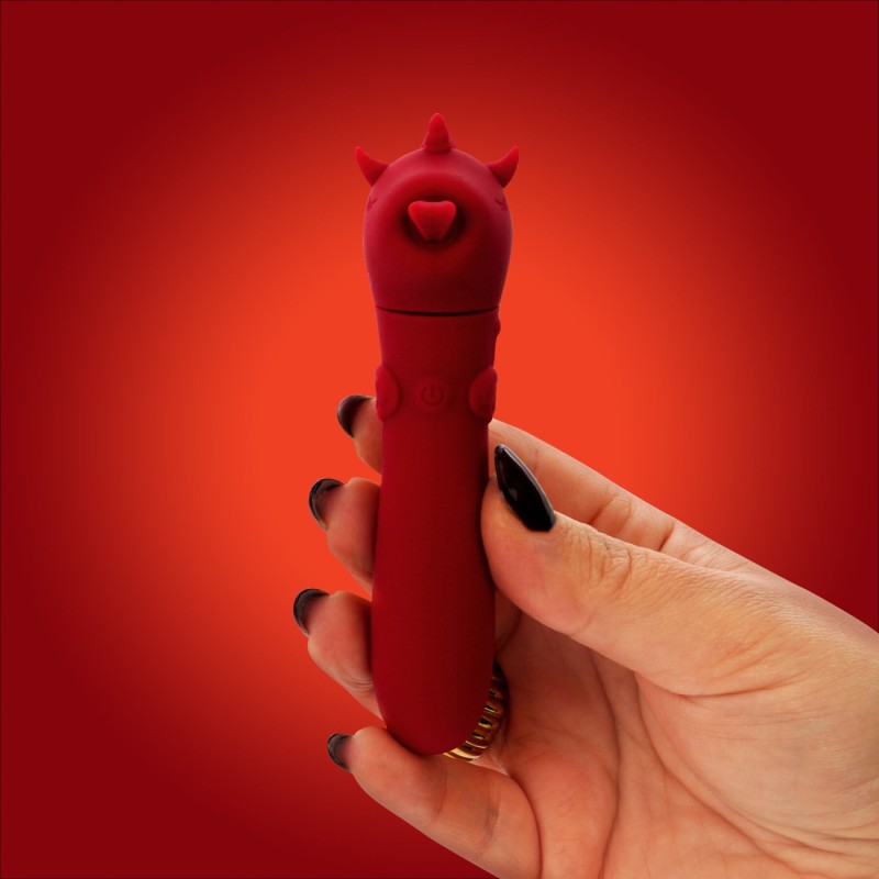 Вібратор-єдиноріжка Unihorn USB Bullet – Blaze Diablo віброкуля, USB-зарядка, 10 режимів