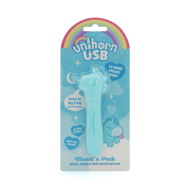 Вібратор-єдиноріжка Unihorn USB Bullet – Mount'n Peak, віброкуля, USB-зарядка, 10 режимів