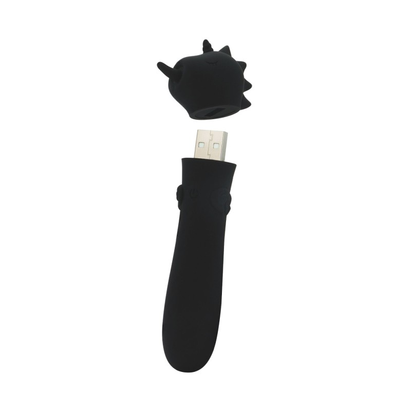 Вібратор-єдиноріжка Unihorn USB Bullet – Wild Spirit, віброкуля, USB-зарядка, 10 режимів